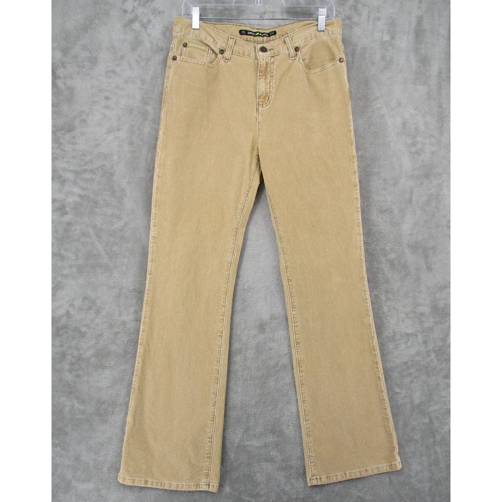 DKNY Pants Womens 10 Bootcut Corduroy Stretch Casual Classic Pockets Minimalist